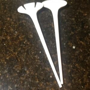 White Hair Sticks SET / FINAL PRICE